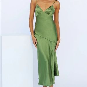 HELLO MOLLY DRESS - asking for a friend / size small / olive